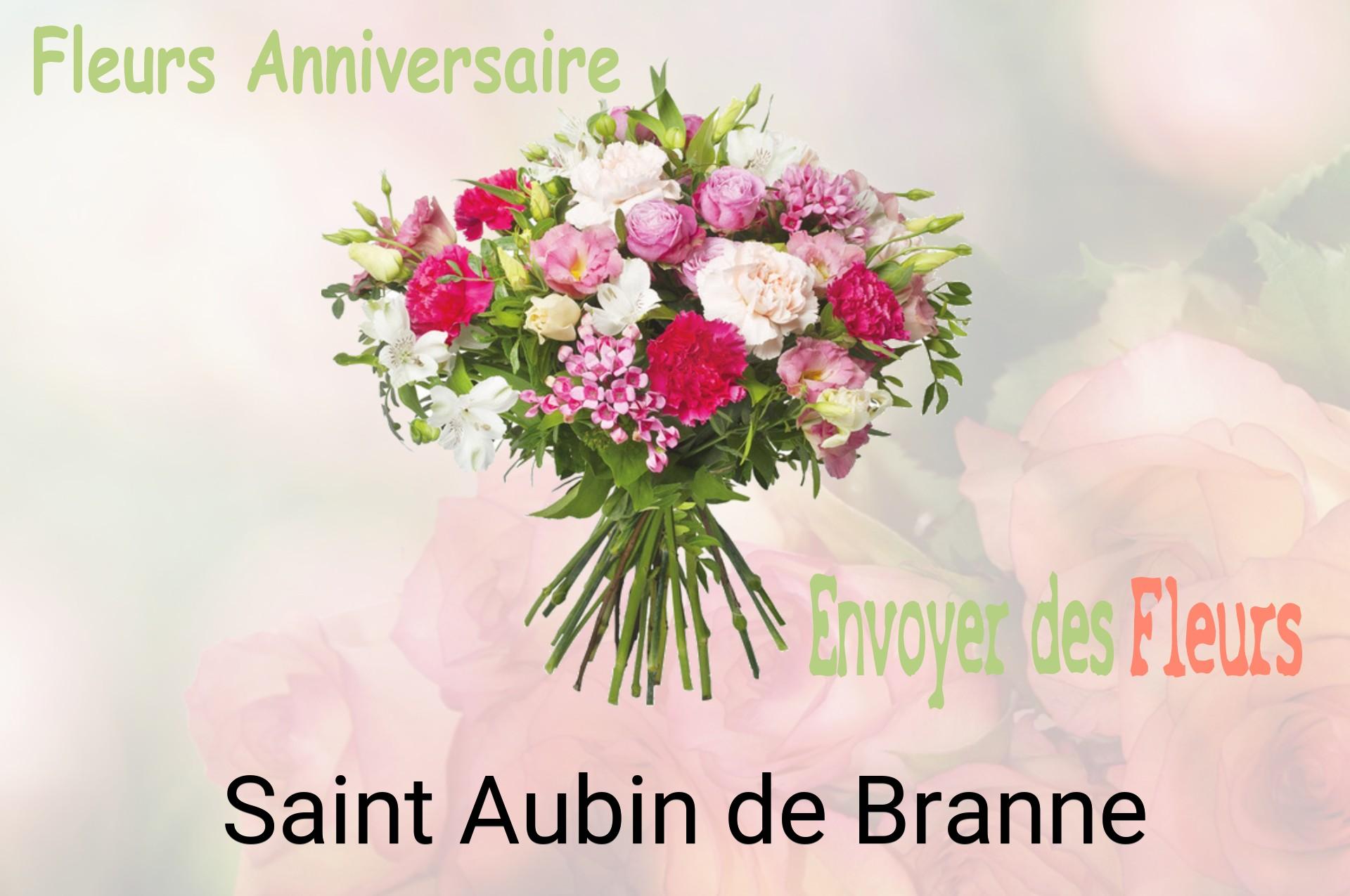 Bouquet de fleurs d’anniversaire livré à Saint-Aubin-de-Branne