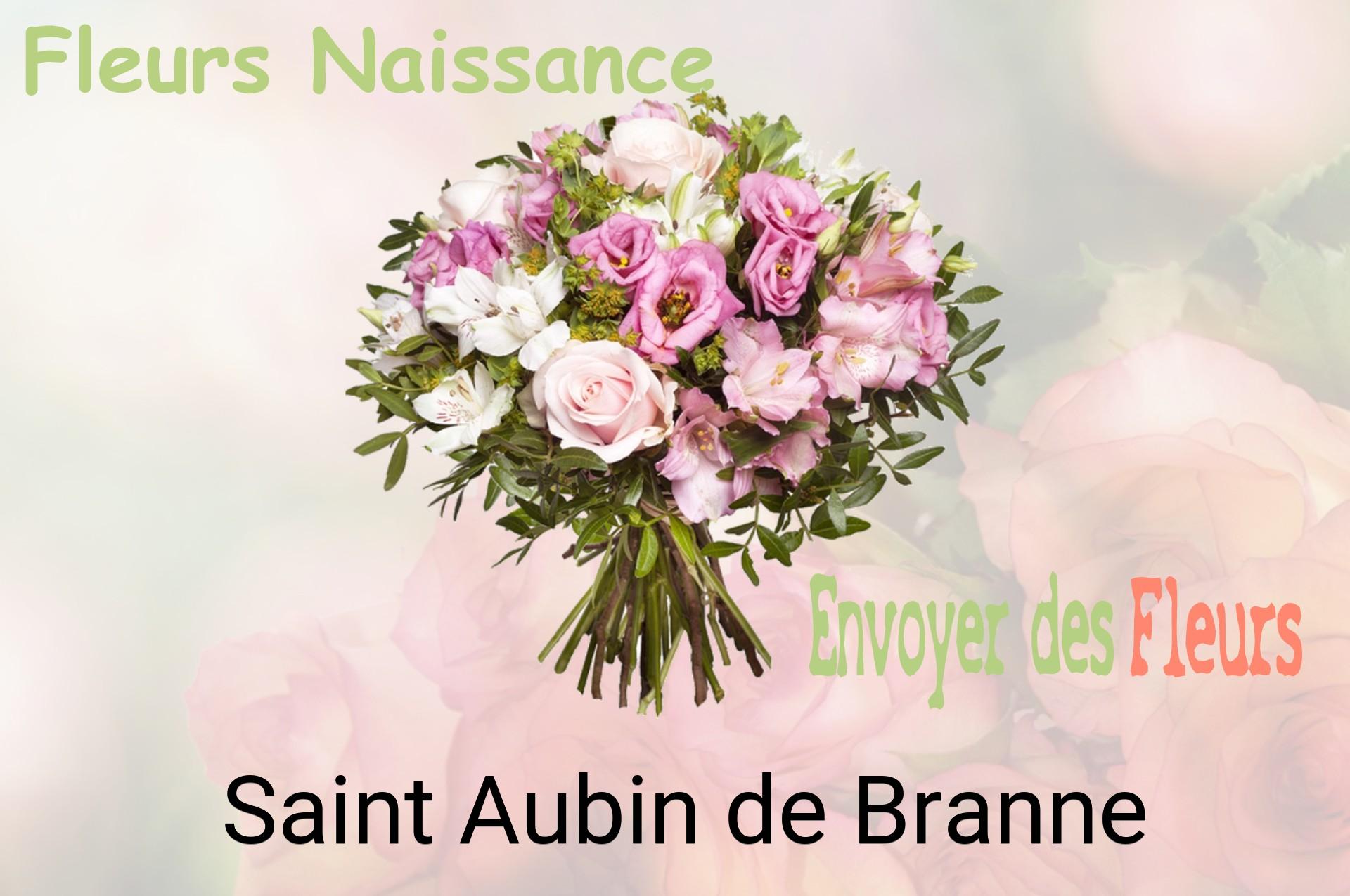 Bouquet de fleurs de naissance livré à Saint-Aubin-de-Branne